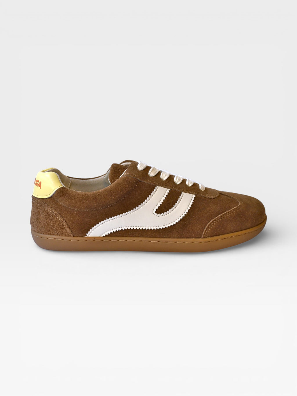 Zapatilla barefoot Atlantic Oak color roble, vista lateral izquierda — ARNASA
