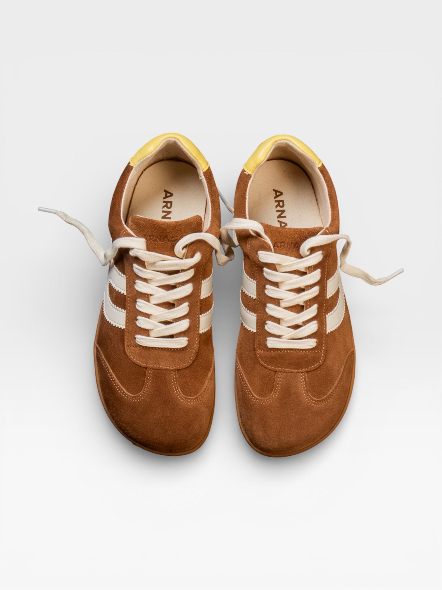 Zapatillas barefoot Atlantic Oak roble, vista superior par completo — ARNASA