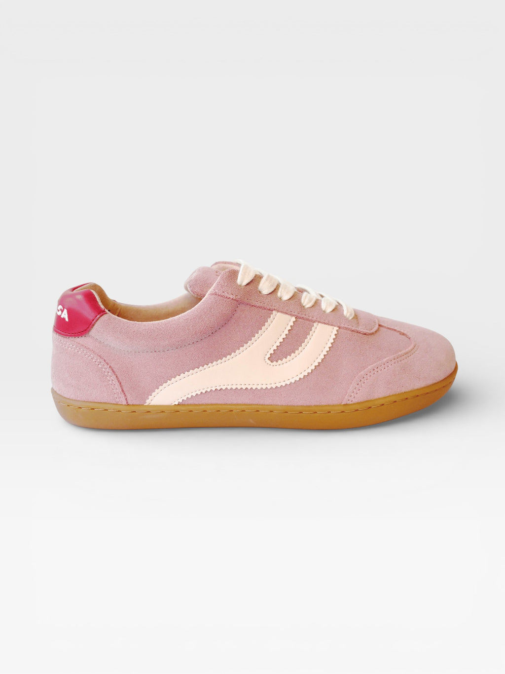 Zapatilla barefoot Atlantic Bloom rosa empolvado, vista lateral izquierda — ARNASA