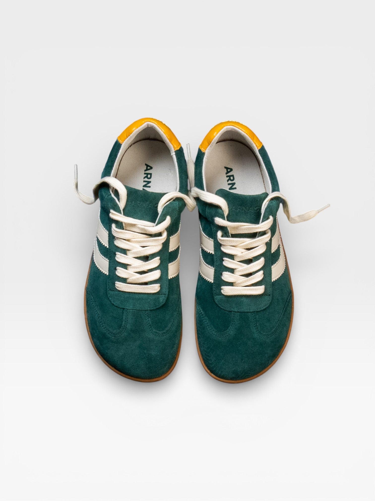 Zapatillas barefoot Atlantic Forest verde bosque, vista superior par completo — ARNASA